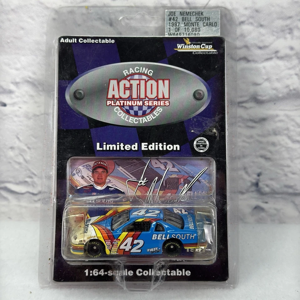 Joe Nemechek #42 BellSouth Monte Carlo 1997 1:64 Action Platinum Series Limited Foto 1 de 3
