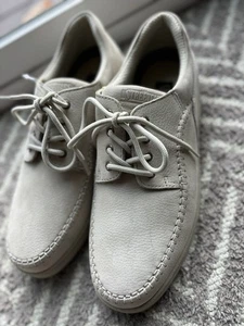 Zapatos cómodos Streetcars para hombre EE. UU. 11 M cuero marfil con cordones punta redonda - Imagen 1 de 6