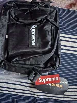Bolso mensajero de hombro Supreme SS19 negro Foto 1 de 4