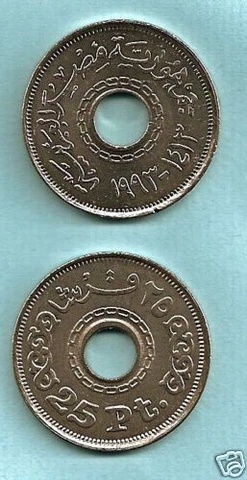 1993 Egypt 25 Piasters Uncirculated Coin Cover