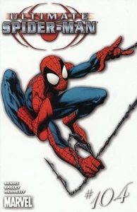 ULTIMATE SPIDERMAN #104 Comics Mark Bagley White Variant Covers TV Movie Rare - Picture 1 of 1