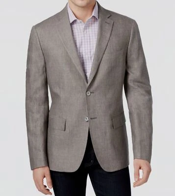 Ryan Seacrest отличие мужской серый Slim-Fit льняной Sport пальто куртка размер 40L - Изображение 1 из 3