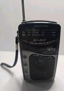 Lenox Sound AM/FM Sportradio Hand Transistor verwendet 3 AA Batterien - Bild 1 von 9