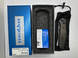 New Benchmade Osborne 940BK-2003 S90V DLC Limited Discontinued rare - Picture 1 of 13