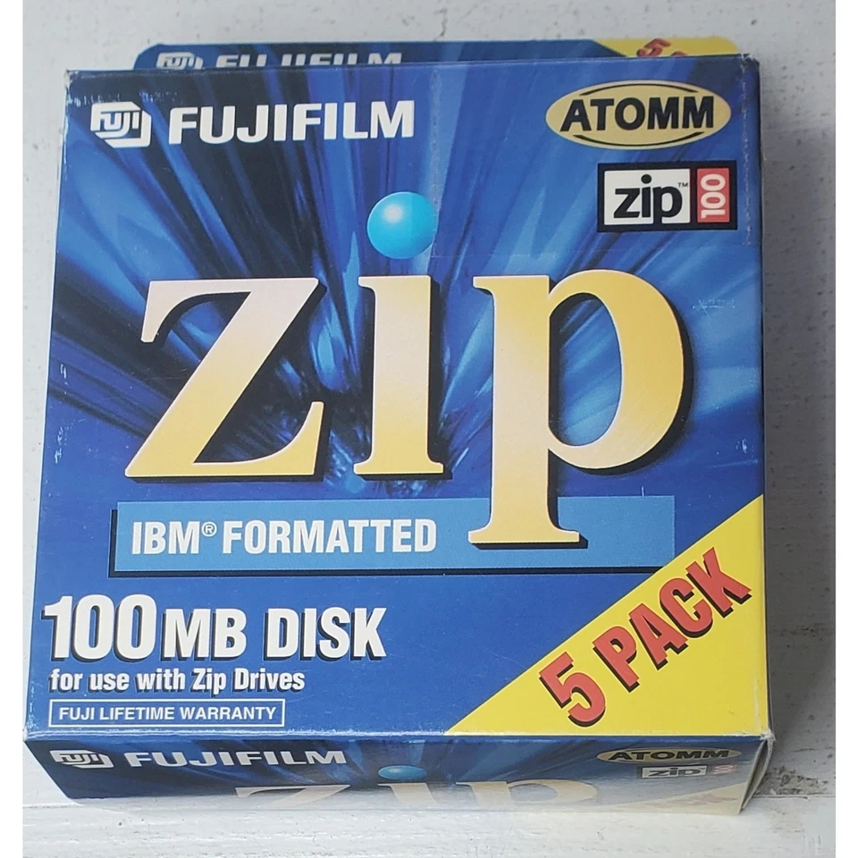 FUJIFILM ZIP DISK PACK (5)  - Image 1 of 2