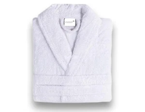Egyptian Cotton Unisex Bathrobe Super Soft Toweling Gown Terry Velour Waffle UK - Picture 1 of 31