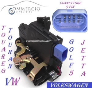 Serratura Chiusura Anteriore Destra Volkswagen Golf 5 V 1.9 TDI NUOVA - Picture 1 of 1