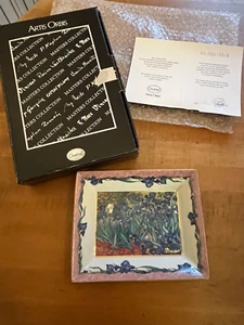 Bandeja Goebel Plato Iris, Artista Van Gogh, Artis Orbis, Alemania, Baratija, Nuevo en Caja - Imagen 1 de 12