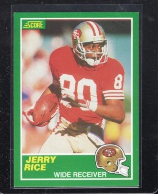 Puntuación #221 Jerry Rice 1989 casi nuevo-como nuevo, envío gratuito Foto 1 de 2
