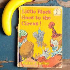 Vintage Cat in Hat Little Black Goes to the Circus Walter Farley 1963