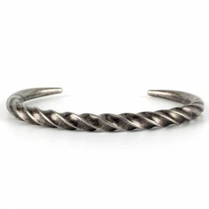 7 Inch Stainless Steel Mens Vintage Mobius Horn Cuff Bangle Bracelet Men Gift - Picture 1 of 4