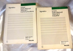 Philips Signetics Linear Data Manual Vol 1 Communications Vol 2 Industrial Books - Picture 1 of 8