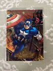 CAPTAIN AMERICA 2008 UD Marvel Masterpieces Series 2 AVENGERS Foil Insert A2!