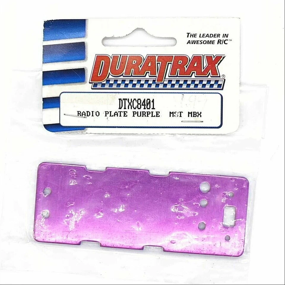 Duratrax DTXC8401 Radio Plate Purple MST MBX - Image 1 of 1