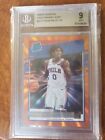 Tyrese Maxey 2020-21 Donruss Rated Rookie Orange Laser BGS 9