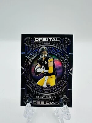 2023 Panini Obsidian Kenny Pickett Orbital /135 Pittsburgh Steelers - Image 1 of 2