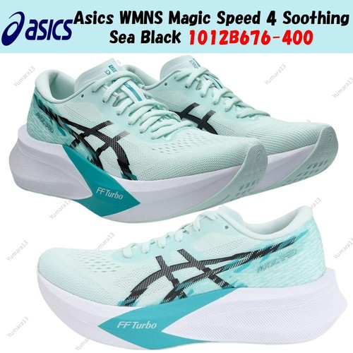Asics WMNS Magic Speed 4 Soothing Sea Black 1012B676 400 taglia donna