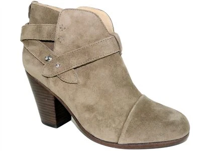 rag & bone Women's Harrow Boots Taupe Suede Size US 8.5 - EUR 38.5 - Image 1 of 4