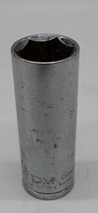 Popular Mechanics 17mm Deep Socket 3/8" Drive Chrome Vanadium 06317m 6point Tool - Picture 1 of 8