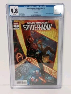 Miles Morales: Spider-Man #4 Stegman Variant Marvel 2023 CGC 9.8 cracked slab - Picture 1 of 9