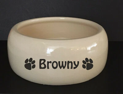 Hundenapf mit Namen Sticki Futternapf Napf Tier Schale Schüssel Futter Hund Trog - Bild 1 von 4