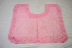 Vintage Chenille Toilet Rug Pink - Picture 1 of 4