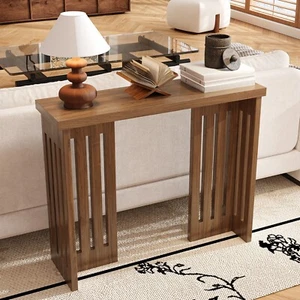 Narrow Console Sofa Table Couch Coffee Side Table for Entryway & Living Room - Picture 1 of 14