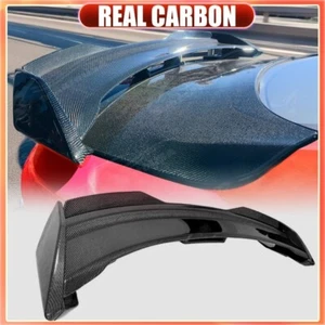 For Ford Mustang Dark Horse GT 24UP REAL CARBON Rear Trunk Spoiler Highkick Wing - Picture 1 of 14
