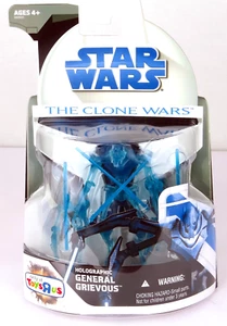 Star Wars Clone Wars Holographic General Grievous #6 Action Figure BNIP Sealed - Picture 1 of 6