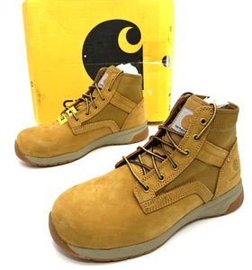Carhartt Work Boots Mens Size 8.5 M 5" Composite Toe Force Wheat - Picture 1 of 7