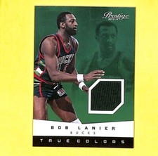 2013-14 Panini Prestige Bob Lanier True Colors Jersey Patch Card Bucks 