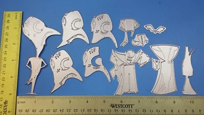 1 набор штампов Sizzix Thinlits-665557 The Count от Tim Holtz — штампы для Хэллоуина - Изображение 1 из 3