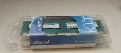 Brand New Crucial PC3-12800 8GB/ 2x4GB 1600MHz DDR3 RAM CT51264BA160B.16FKD - Image 1 of 4