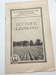 USDA - Farmers Bulletin No 1609 - Lettuce Growing - Picture 1 of 2