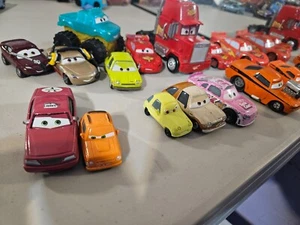 Disney Pixar 12 Cars Lot Mattel Authentic Mack Grem Snot Rod McQueen Mattel - Picture 1 of 17