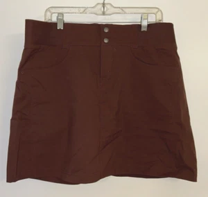 Title Nine Recycled Clamber 2.0 Hiking Skort Sz 16 Burgundy Wine Outdoors Hiking - Picture 1 of 6