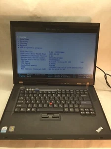 LOT OF 2 Lenovo ThinkPad R61 15" Laptop Intel Celeron -BOOTS/BIOS LOCKED -MZ - Picture 1 of 6