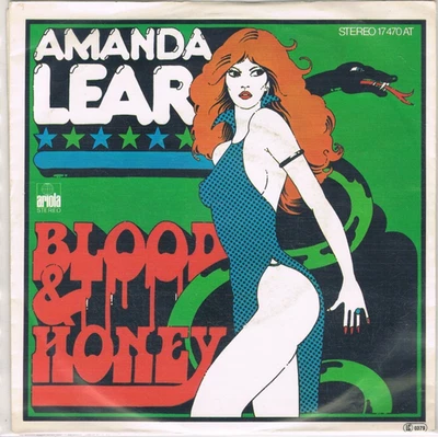 7" - Amanda LEAR - BLOOD & HONEY - german PS - Bild 1 von 2