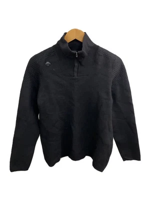 Suéter Tejido DESCENTE (Ligero) Lana O Negro Color Sólido Foto 1 de 4