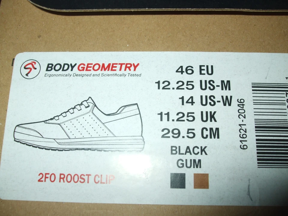 Zapatillas de ciclismo MTB Specialized 2FO Roost Clip, goma negra (tallas 46, 46,5) Foto 1 de 1