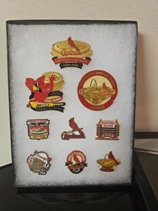 Busch Stadium Final & Inaugural Seasons 2005-06 St Louis Cardinal Pin Collection - Picture 1 of 2
