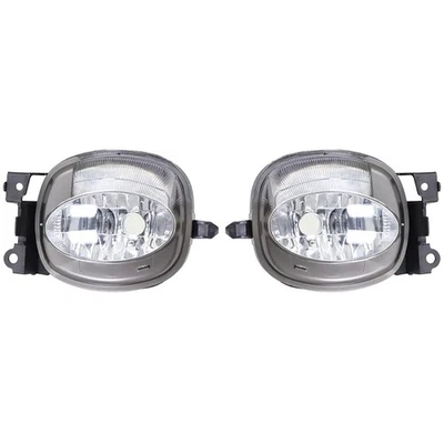 Pair Left & Right Bumper Chrome Fog Light Fog Lamp Kit For 2007-2009 Lexus ES350 - Image 1 of 4