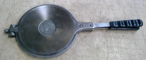 Vtg Jotul No. 6 Heart Shaped Cast Iron Waffle Maker - Picture 1 of 15