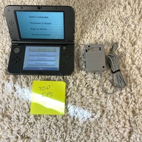 Nintendo &ldquo;New&rdquo; 3DS XL Metallic Gray Handheld Console System RED-001 Top IPS
