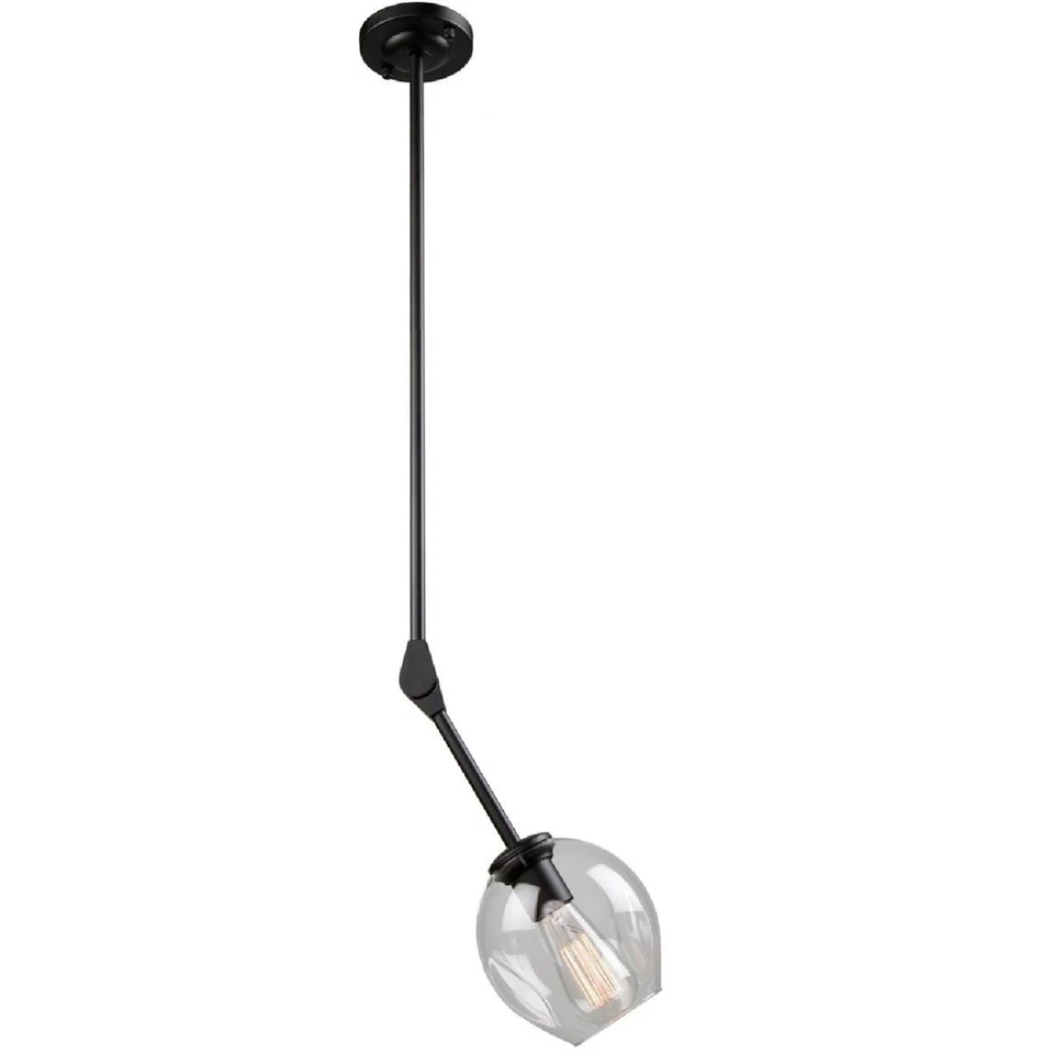 Artcraft Lighting JA14020BK Organic LED 6.25 inch Black Pendant Ceiling Light - Image 1 of 1
