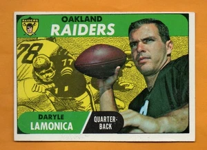 Daryle Lamonica 1968 Topps #194 Oakland Raiders Notre Dame EXMT - Foto 1 di 2