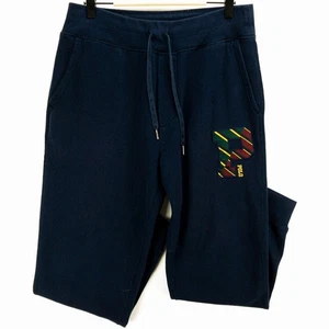 Pantalones deportivos Polo Ralph Lauren con parche P para hombre medianos azul marino polar cónicos - Imagen 1 de 11
