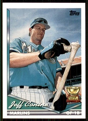 1994 Topps #466 Jeff Conine Florida Marlins - Image 1 of 2