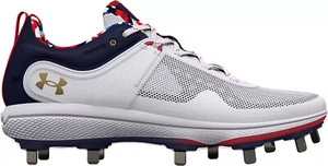 UNDER ARMOUR WOMEN'S GLYDE USA METAL FASTPITCH SOFTBALL CLEATS SIZE 10 - Picture 1 of 4