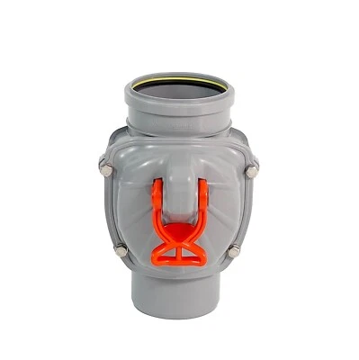 Rückstauklappe Ø DN110 Rückstauverschluss Rattenschutz senkrechte Montage - Bild 1 von 4